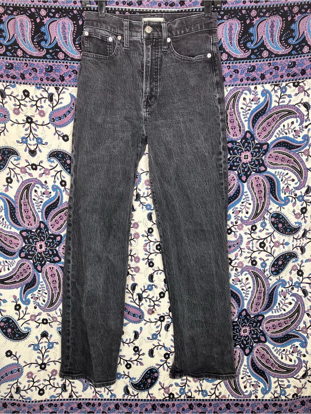 Madewell Perfect Vintage Jeans Wide Leg 26 black